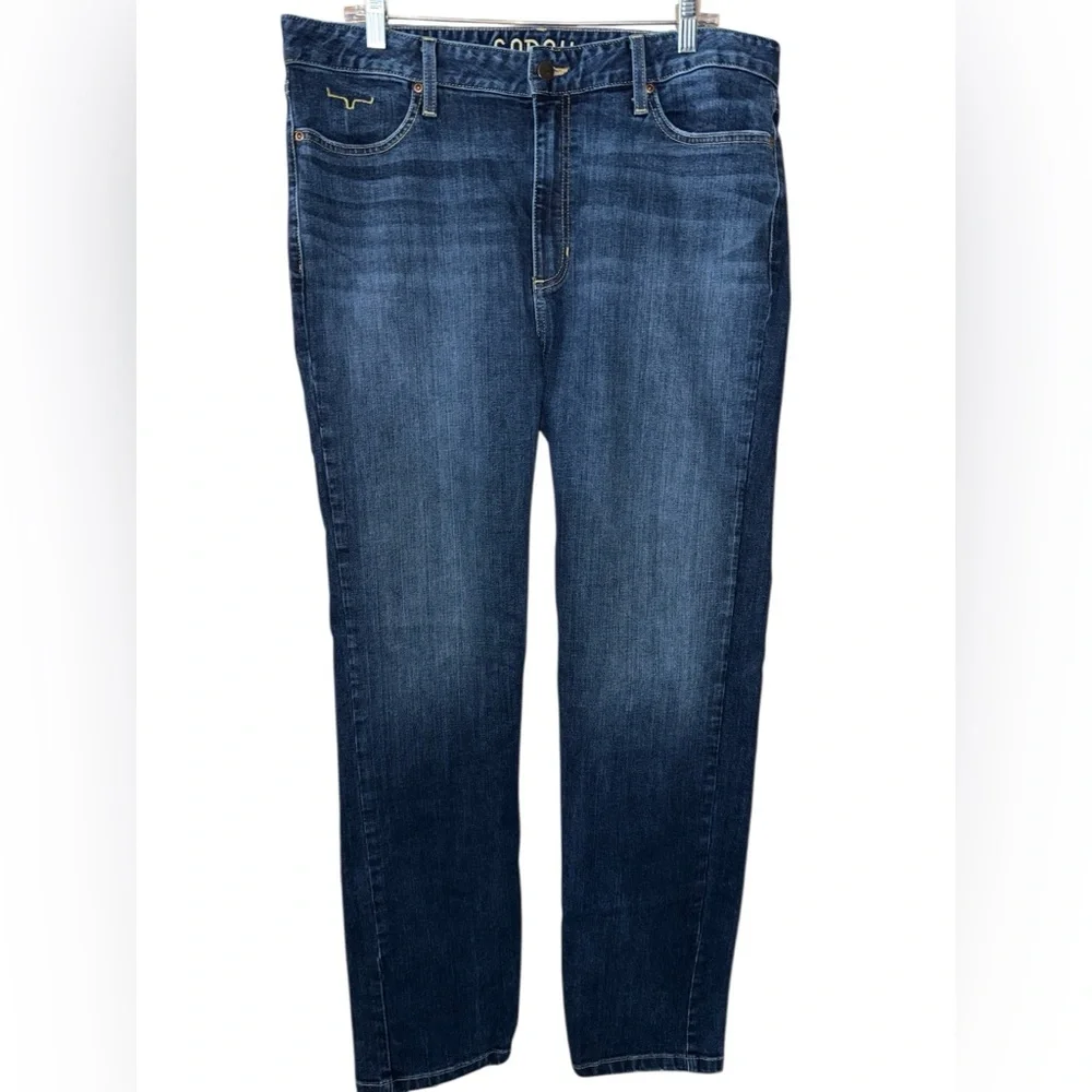 Kimes Ranch Sarah jeans women’s sz 16 x 32 dark wash high waisted slim bootcut - Picture 1 of 12